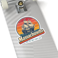 Massachusetts Mayflower Ship Sticker