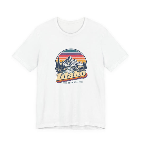 Idaho Retro Sunset Tee
