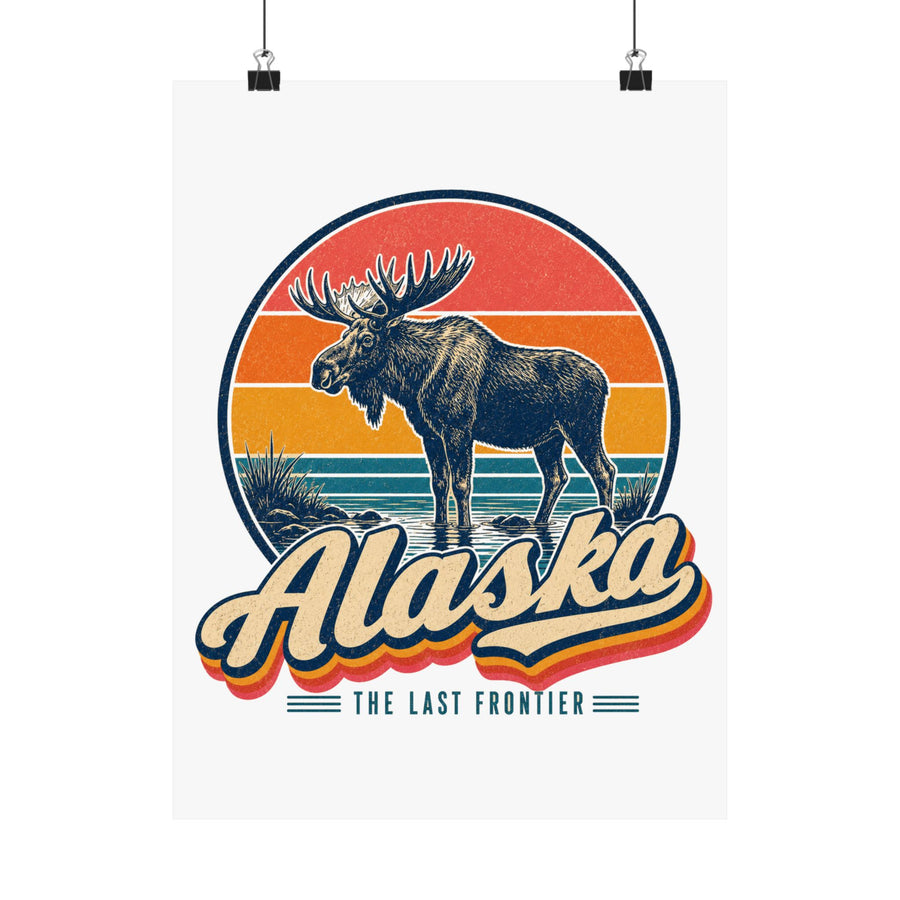 Alaska Bull Moose Poster