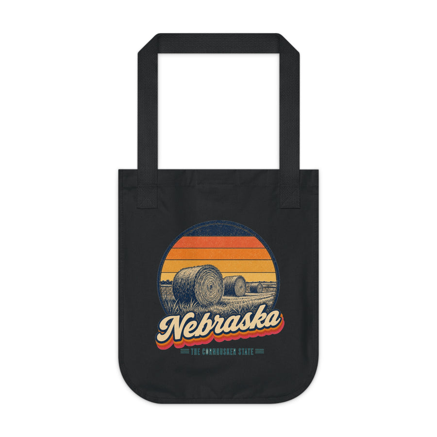 Nebraska Hay Bales Tote Bag