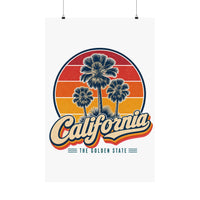 California Palm Trees Poster
