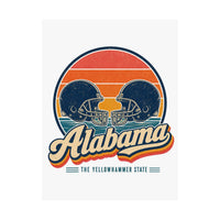 Alabama College Football Rivalry Poster