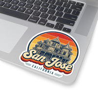 San Jose Retro Sunset Sticker