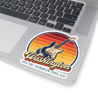 Washington Grunge Guitar Sticker