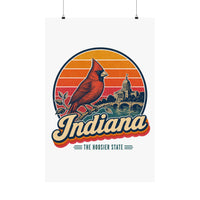 Indiana Cardinal Poster
