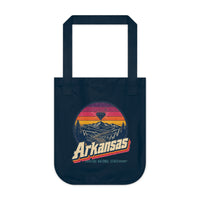 Arkansas Retro Sunset Tote Bag