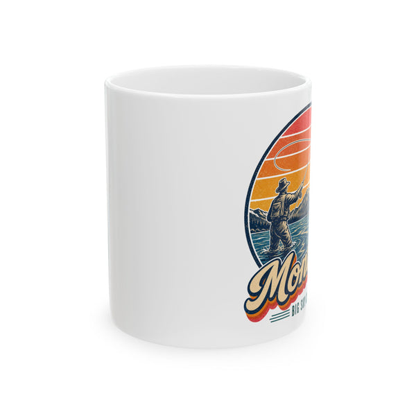 Montana Fly Fishing River Mug