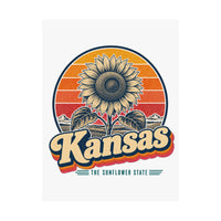Kansas Giant Sunflower Poster