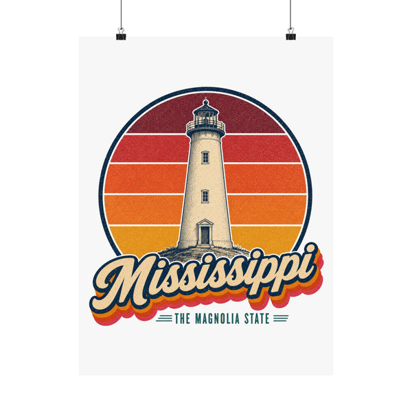 Mississippi Biloxi Lighthouse Poster