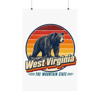 West Virginia Black Bear Poster