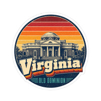 Virginia Monticello Sticker