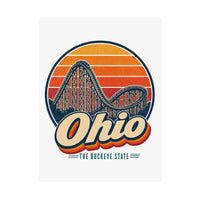 Ohio Roller Coaster Poster