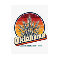 Oklahoma Wheat Fields Poster
