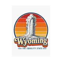 Wyoming Old Faithful Geyser Poster