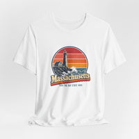 Massachusetts Lighthouse On A Bluff Tee