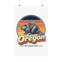 Oregon Beaver Poster