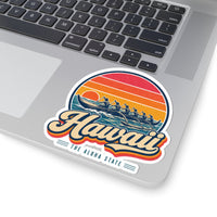Hawaii Outrigger Canoe Sticker