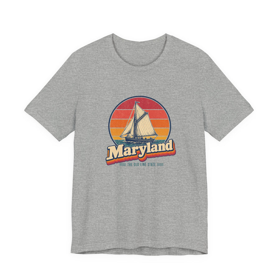 Maryland Skipjack Sailboat Tee