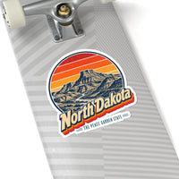 North Dakota Badlands Buttes Sticker