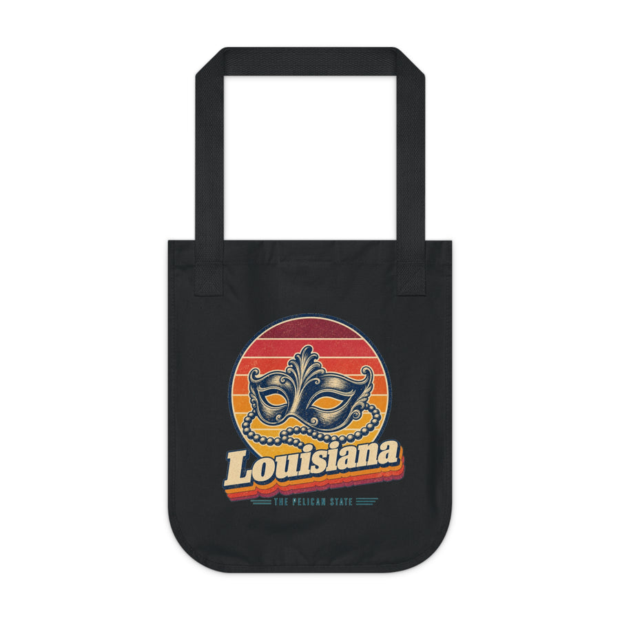 Louisiana Mardi Gras Mask And Beads Tote Bag