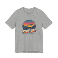 West Virginia Retro Sunset Tee
