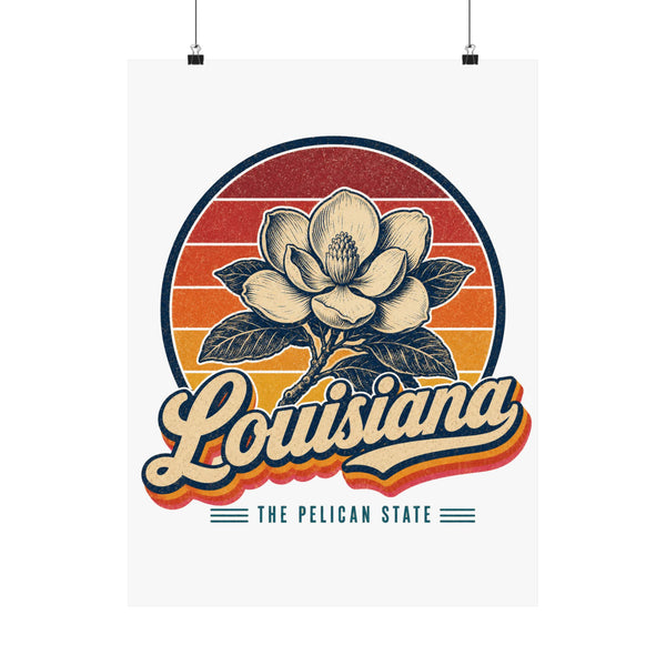 Louisiana Magnolia Poster