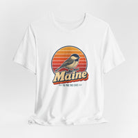 Maine Black Capped Chickadee Tee