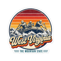 West Virginia Whitewater Rafting Sticker