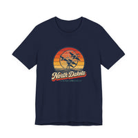 North Dakota Enchanted Highway Geese In Flight Tee