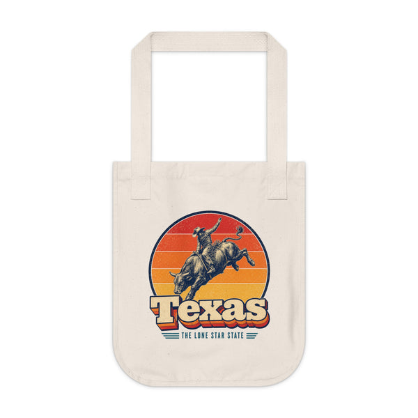Texas Rodeo Bull Rider Tote Bag