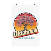 Oklahoma Redbud Tree Poster