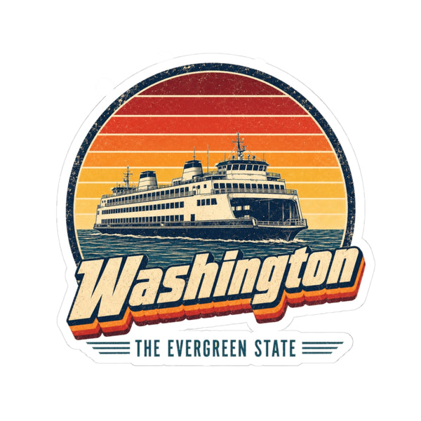 Washington Puget Sound Ferry Sticker