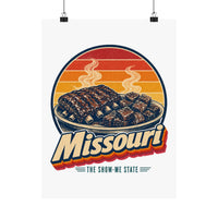 Missouri Bbq Ribs And Burnt Ends Poster