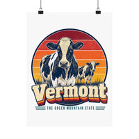 Vermont Dairy Cows Poster