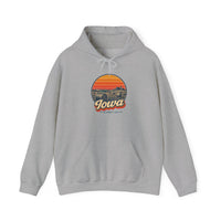 Iowa Hay Bales At Sunset Hoodie