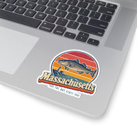 Massachusetts Cod Fish Sticker