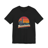 Massachusetts Lighthouse On A Bluff Tee