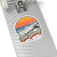 New Jersey Jersey Shore Beach Sticker
