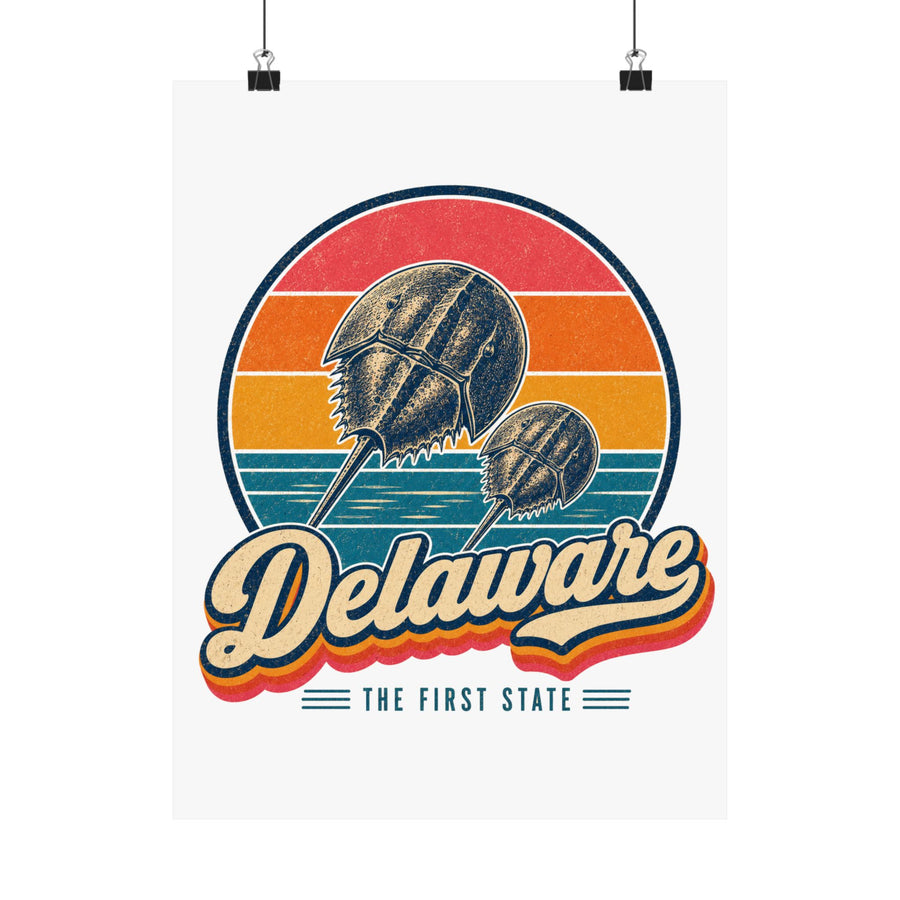 Delaware Horseshoe Crabs Poster