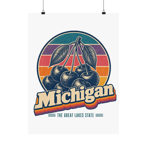 Michigan Cherries Poster