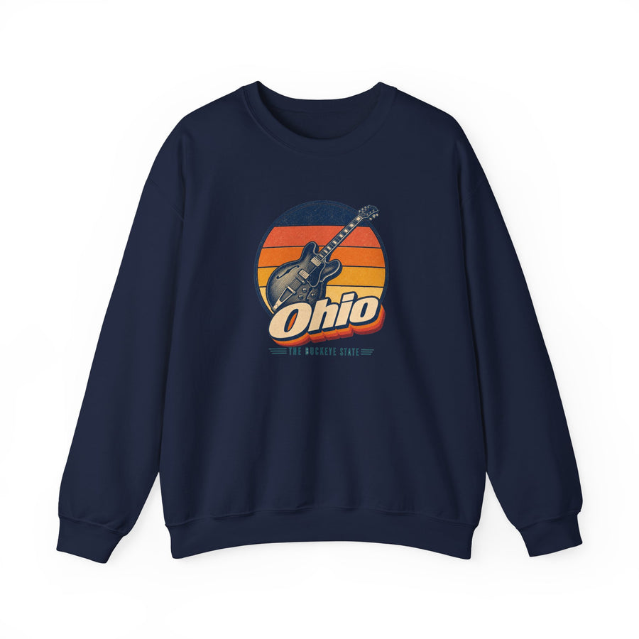 Ohio Rock And Roll Guitar Sweatshirt