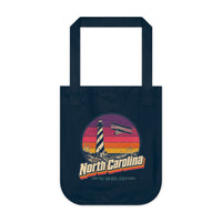 North Carolina Retro Sunset Tote Bag