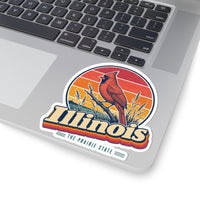 Illinois Cardinal Sticker