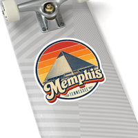 Memphis Retro Sunset Sticker