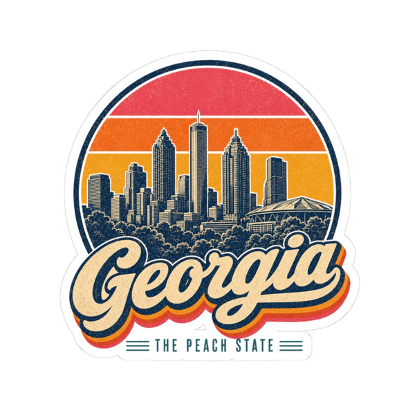 Georgia Atlanta Skyline Sticker