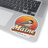 Maine Black Capped Chickadee Sticker
