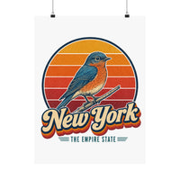 New York Eastern Bluebird Poster