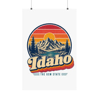 Idaho Sawtooth Mountains Poster