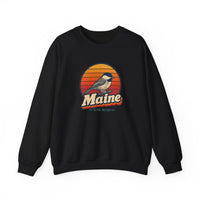 Maine Black Capped Chickadee Sweatshirt