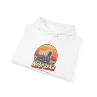 Nebraska Oregon Trail Covered Wagon Hoodie